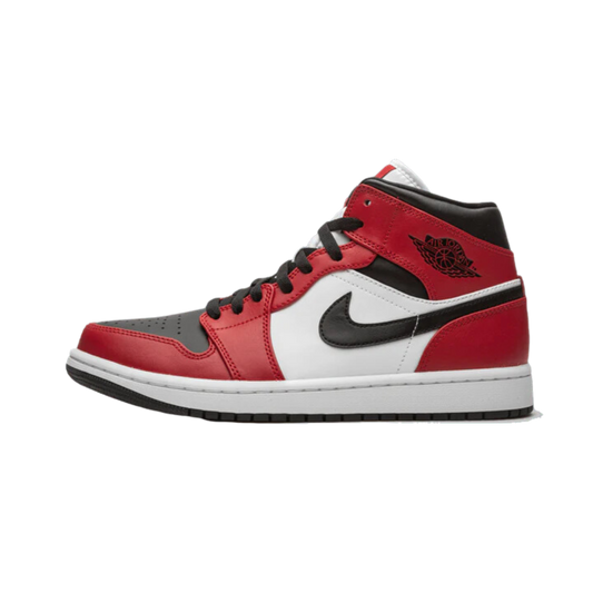 Air Jordan 1 Mid Chicago Black Toe