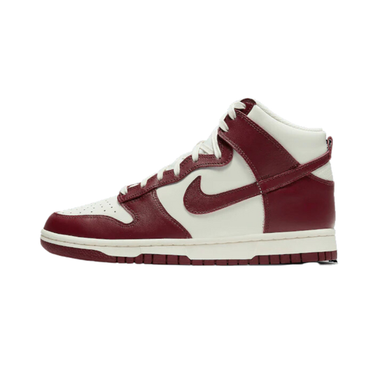 Nike Dunk High Sail Team Red