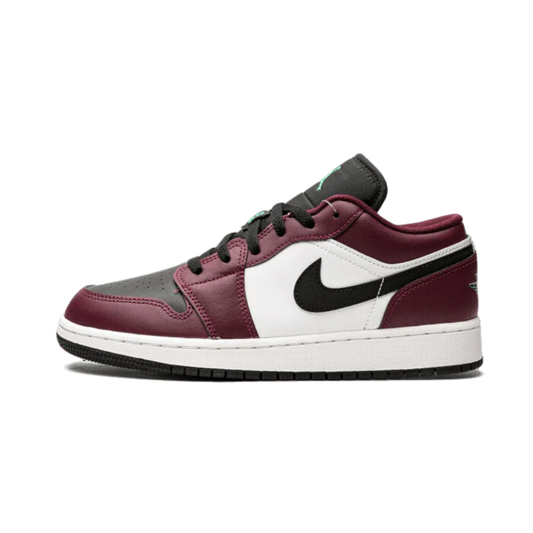 Air Jordan 1 Low SE Dark Beetroot Black Roma Green