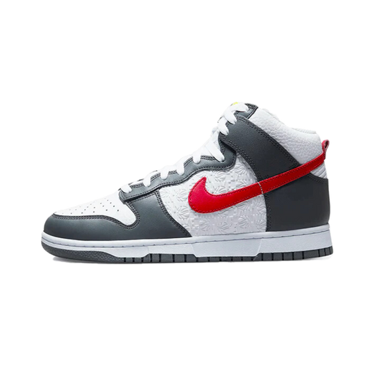 Nike Dunk High Embossed Basketball Grey Red