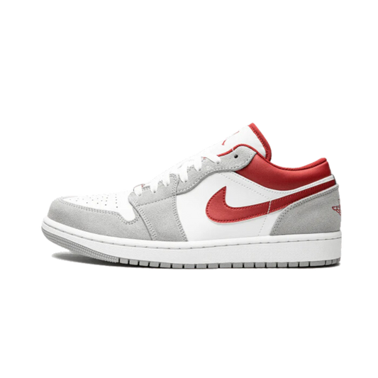 Air Jordan 1 Low SE Light Smoke Grey Gym Red