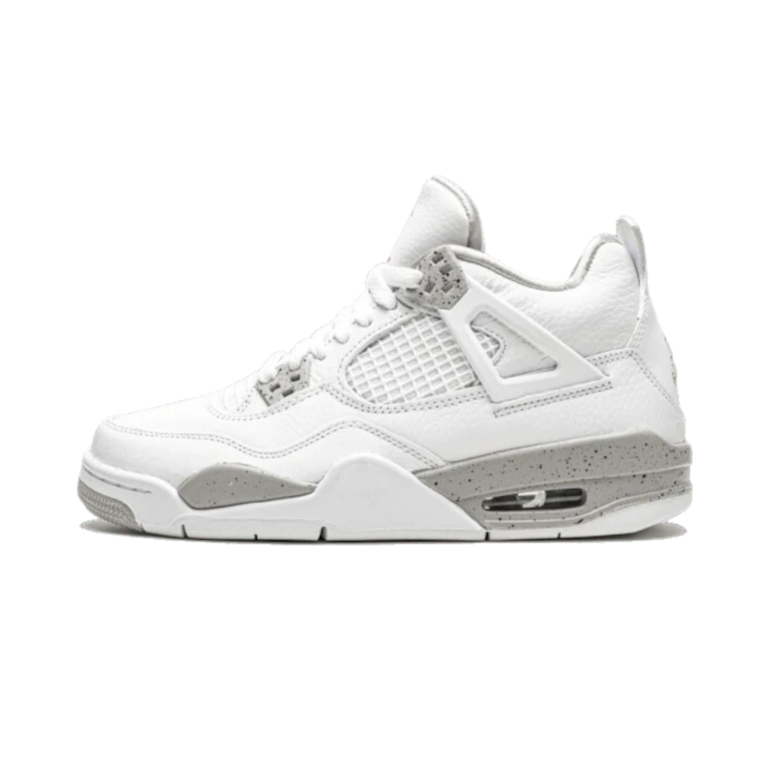 Air Jordan 4 Tech White (White Oreo)