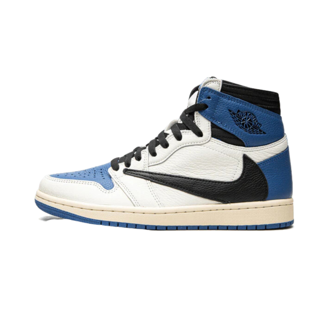 Air Jordan 1 Retro High OG SP Travis Scott Fragment Military Blue