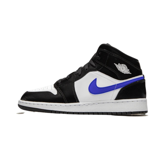 Air Jordan 1 Mid Black Racer Blue White