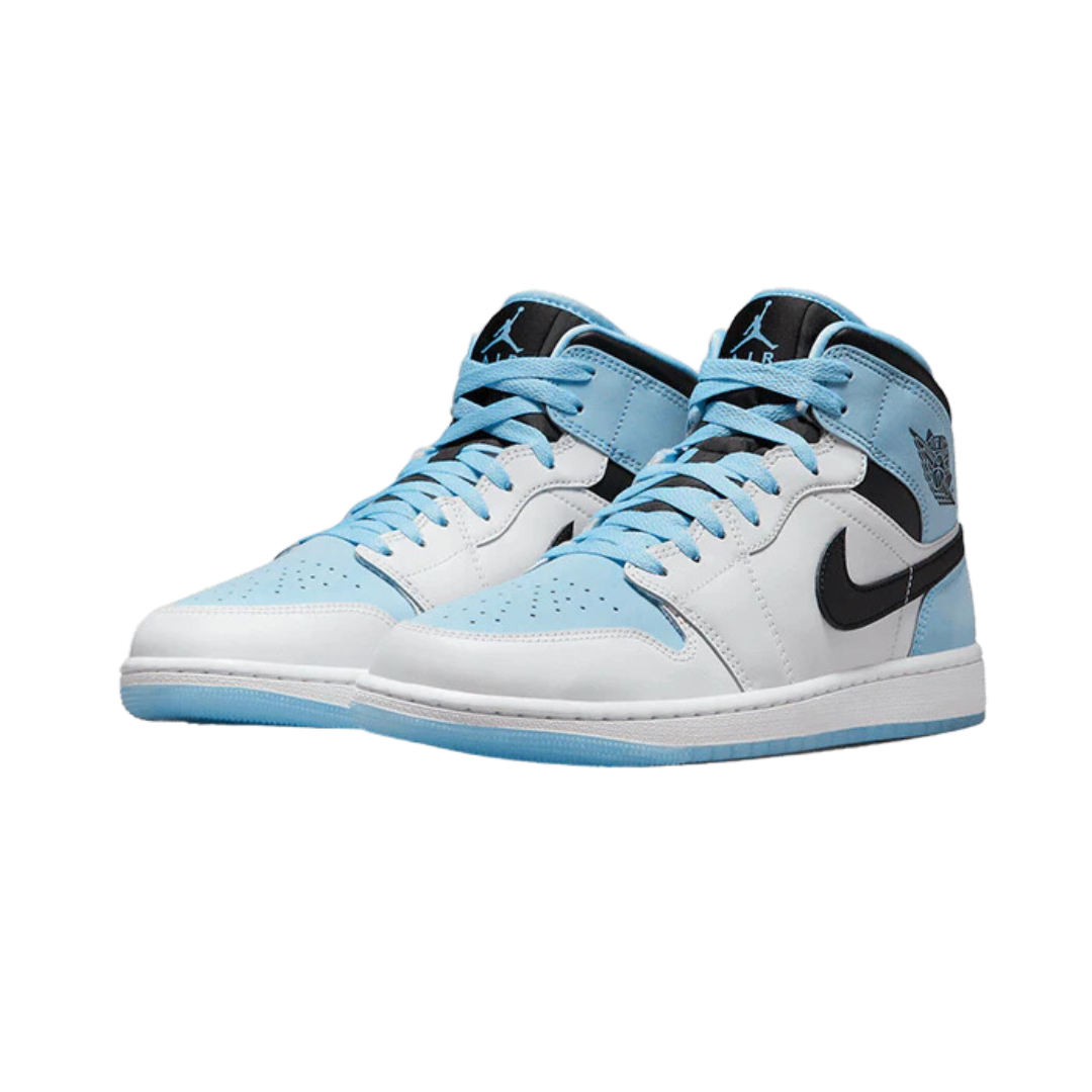 Air Jordan 1 Mid SE Ice Blue Black