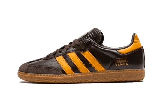 Adidas Samba OG Dark Brown Yellow