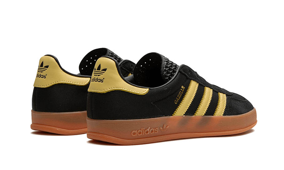 Adidas Gazelle Indoor Core Black Almost Yellow