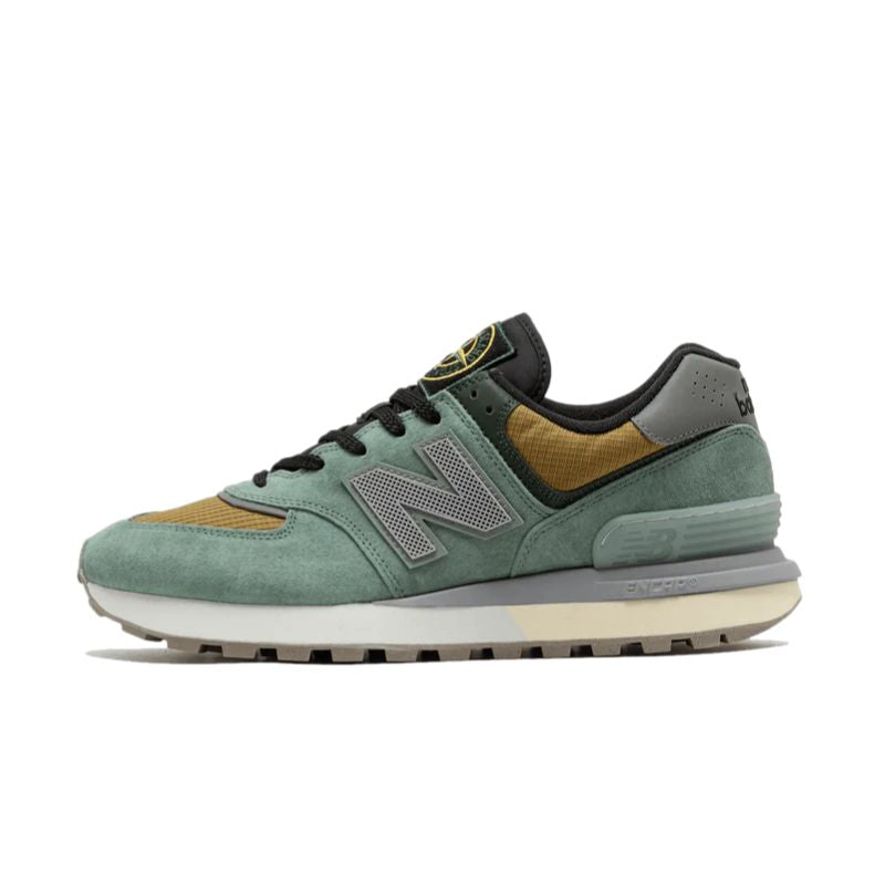 NEW BALANCE 574 X STONE ISLAND LEGACY LIGHT GREEN