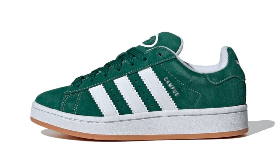 Adidas Campus 00s Dark Green Cloud White (Kids) - HyphedKickz