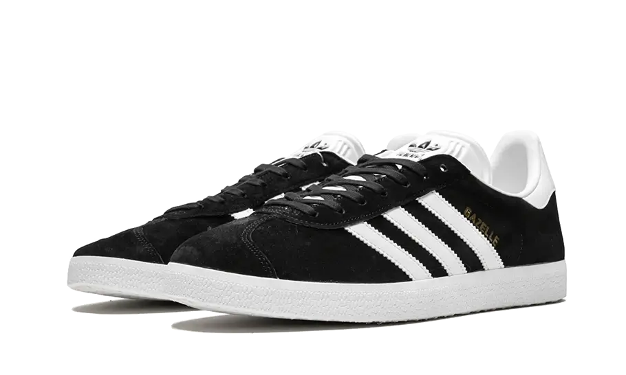 Adidas Gazelle Core Black Cloud White Gold