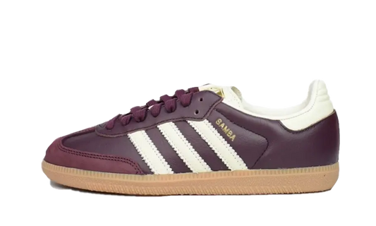 Adidas Samba OG Maroon Gold Metallic