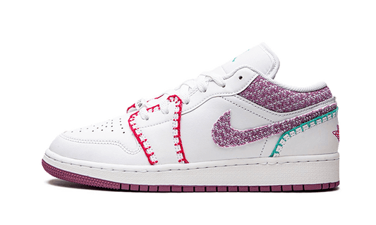 Air Jordan 1 Low White Light Bordeaux