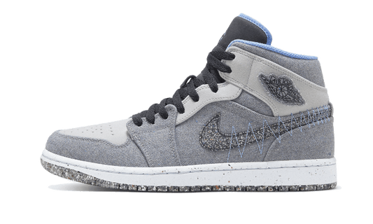 Air Jordan 1 Mid Crater Grey University Blue