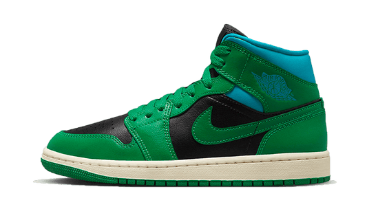 Air Jordan 1 Mid Lucky Green Aquatone