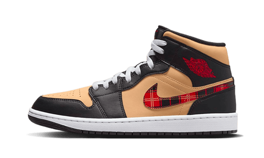 Air Jordan 1 Mid SE Tartan Swoosh