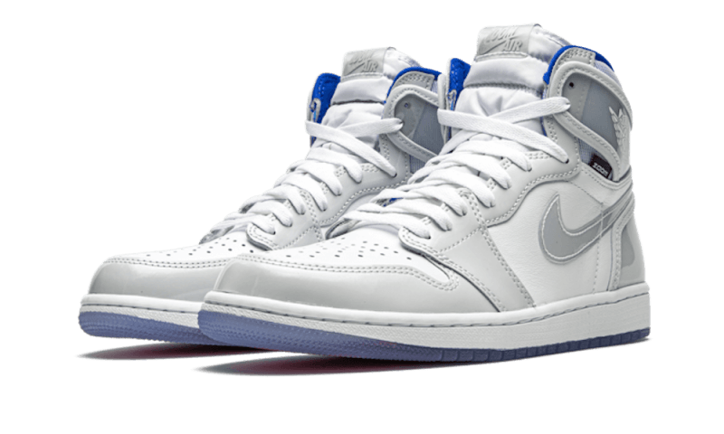 Air Jordan 1 Retro High Zoom White Racer Blue