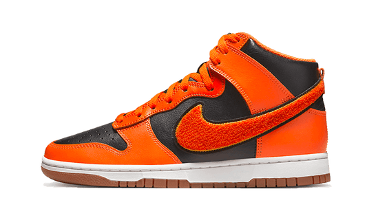 Nike Dunk High University Chenille Swoosh Safty Orange